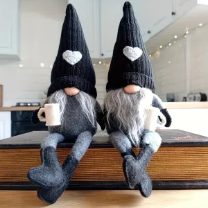 2pcs Coffee Gnomes, Kitchen, Office, Bedroom or Living room Decor