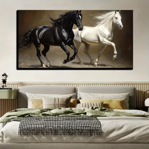 Running Horses Canvas Painting Home Decor Wall Art