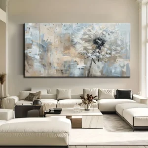 A Dandelion Canvas Mural, Modern Decorative Canvas Painting